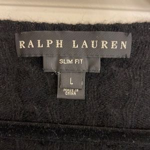 Ralph Lauren Black Label V-next Large- Slim Fit cashmere sweater